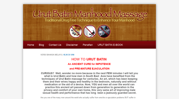 urutbatinmanhoodmassage.com