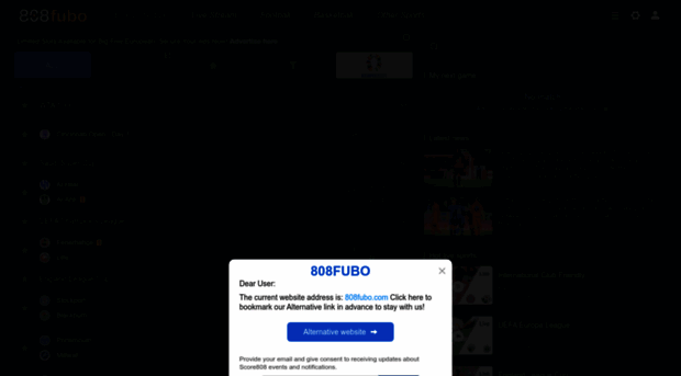 us.808fubo.com - Score808 - Watch Live Sports o... - Us 808 Fubo