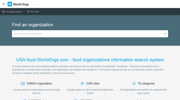 usa-food.worldorgs.com