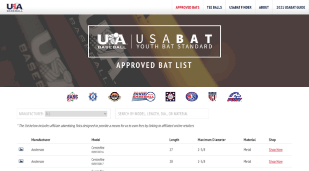 usabat.com