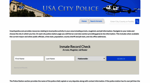 usacitypolice.com