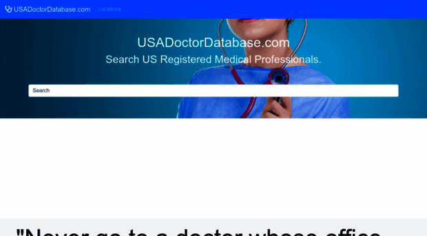 usadoctordatabase.com