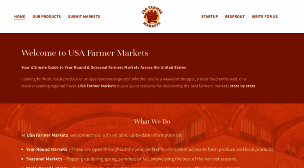 usafarmermarkets.com