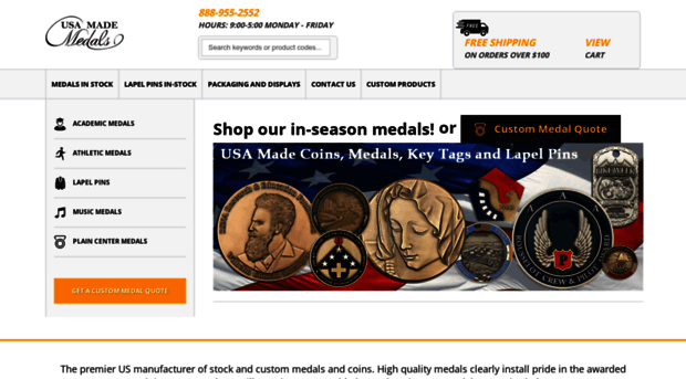 usamademedals.com