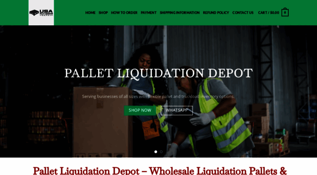 usapalletliquidationdepot.com
