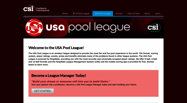 usapoolleague.com