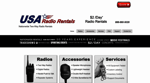 usaradiorentals.com