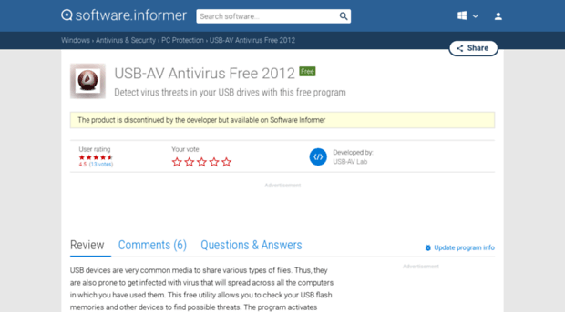 usb-av-antivirus-free-2012.software.informer.com