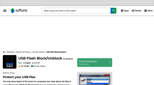 usb-flash-block-unblock.en.softonic.com