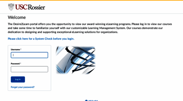 usc.desire2learn.com