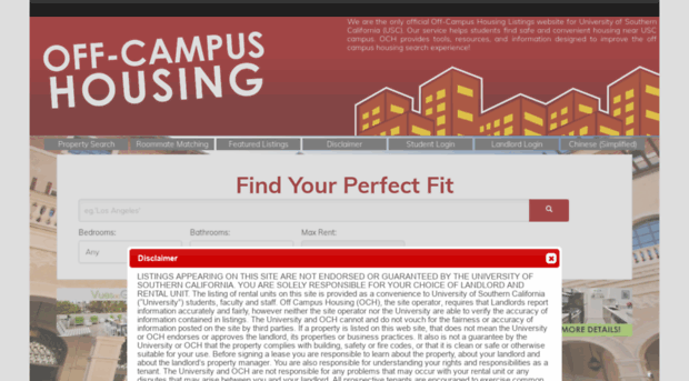 usc.offcampuslisting.com