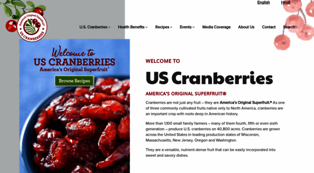 uscranberries.in