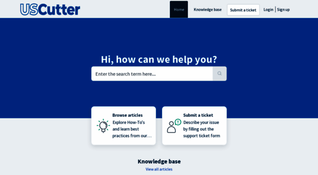 uscutter.freshdesk.com