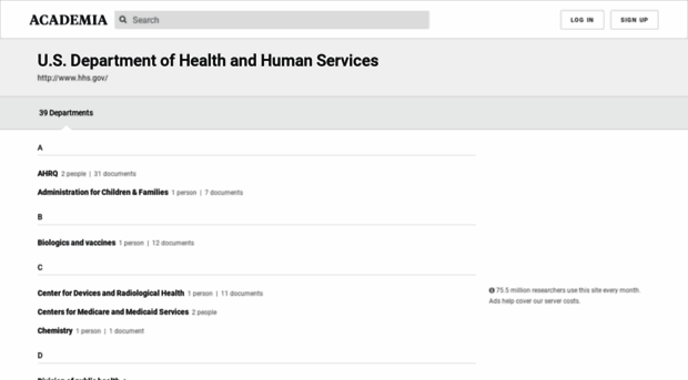 usdepartmenthealthhumanservices.academia.edu