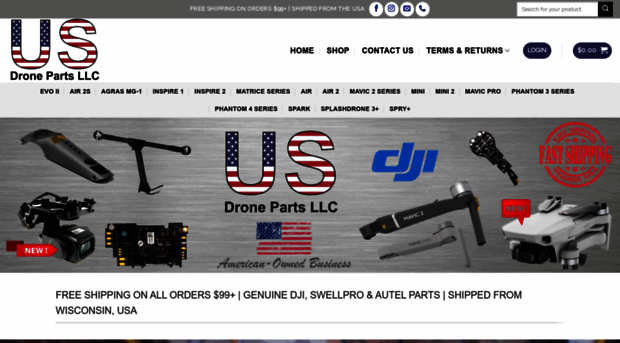 usdroneparts.com