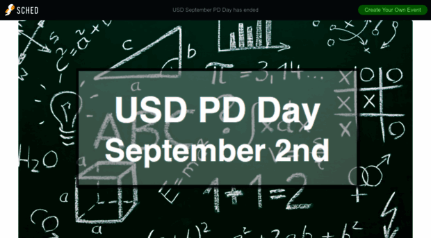 usdspetemberpdday2016.sched.org