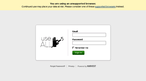 useallfive.harvestapp.com