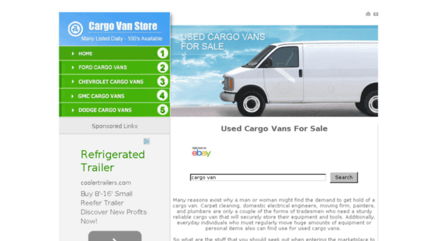 used-cargo-vans-for-sale.com