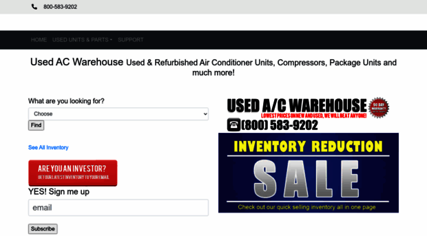 usedacwarehouse.com