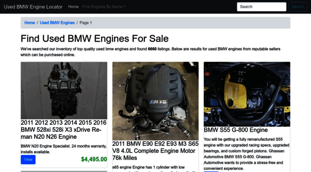 usedbmwengines.us