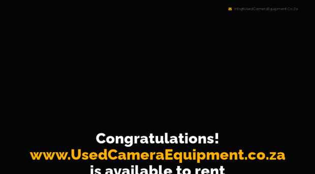 usedcameraequipment.co.za