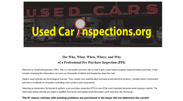 usedcarinspections.org