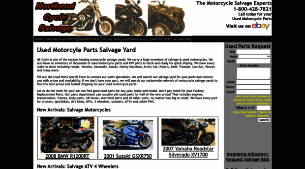 usedmotorcyclesalvage.com