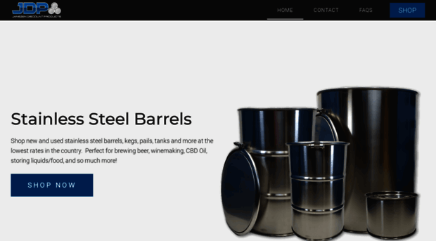 usedstainlesssteelbarrels.com