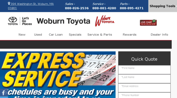 usedtoyotasboston.woburntoyota.com