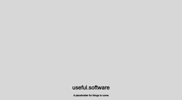 useful.software