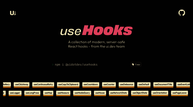 usehooks.com