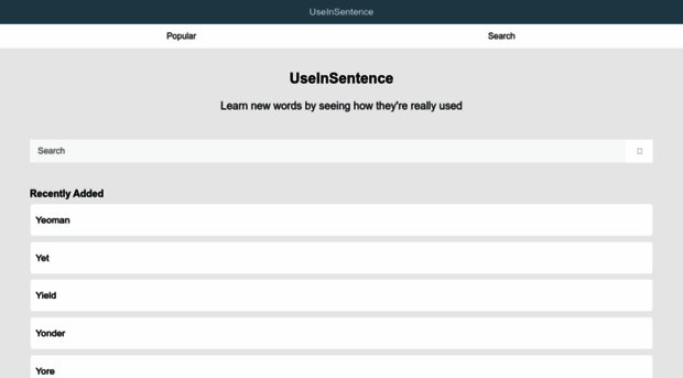 useinsentence.com