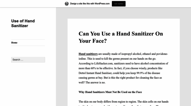 useofhandsanitizer.wordpress.com