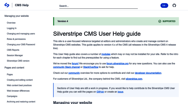 userhelp.silverstripe.org