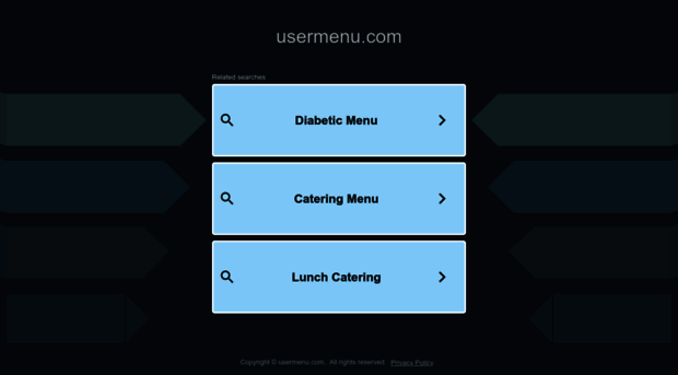 usermenu.com