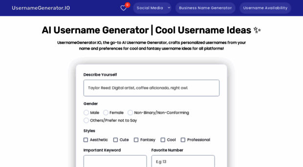 usernamegenerator.io