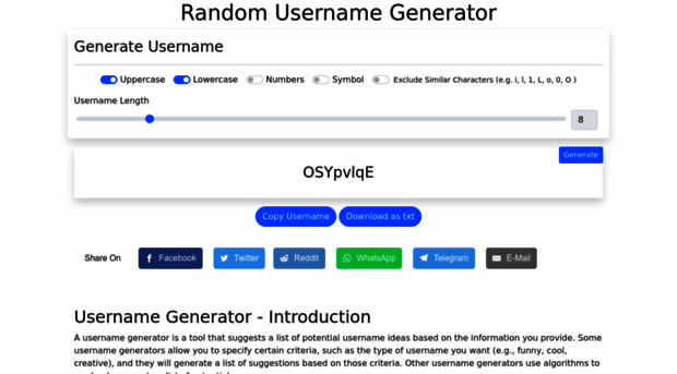 usernamegenerator.me