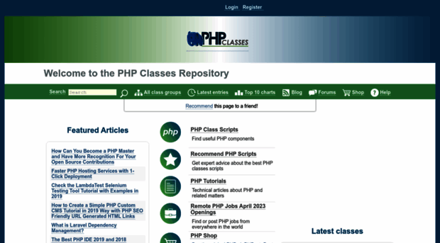 users.phpclasses.org