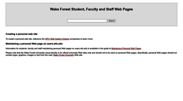 users.wfu.edu