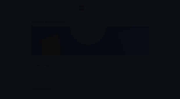 userzoom.workable.com - UserZoom - Current Openings - User Zoom Workable