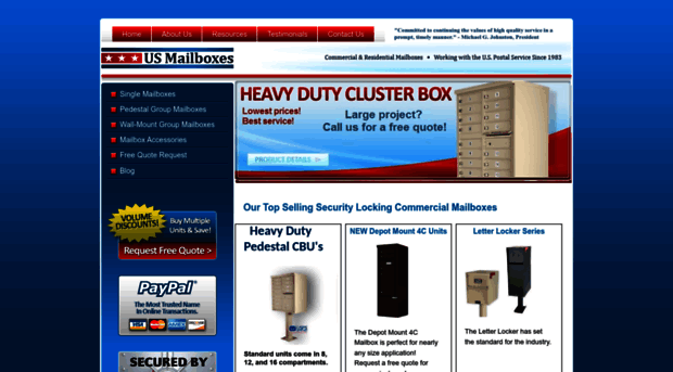 usmailboxes.com