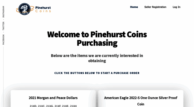 usmint.pinehurstcoins.com