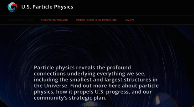 usparticlephysics.org