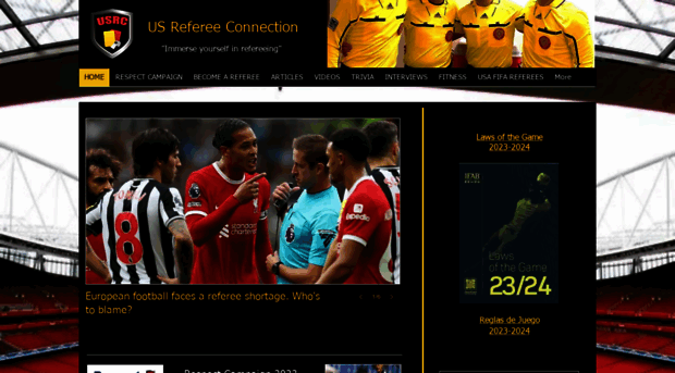 usrefereeconnection.com