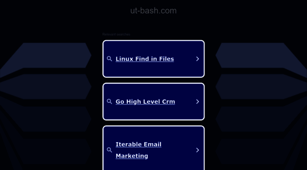 ut-bash.com