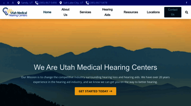 utahmedicalhearingcenters.com