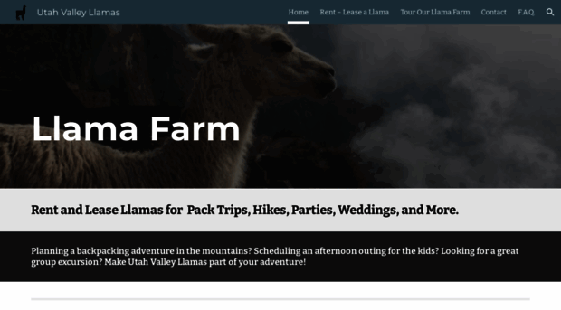 utahvalleyllamas.com