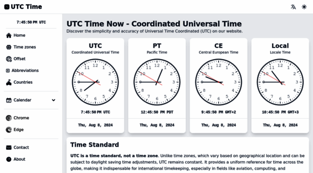 utctime.info