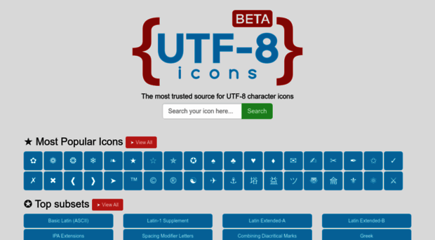 utf8-icons.com