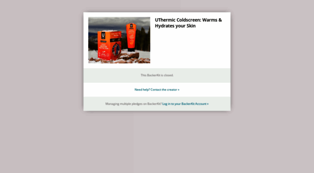 uthermic-coldscreen-warms-hydrates-your-skin.backerkit.com